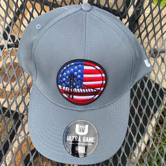 Golden State Warriors baseball cap flag symbol NWT NBA ultra game - Picture 7 of 7